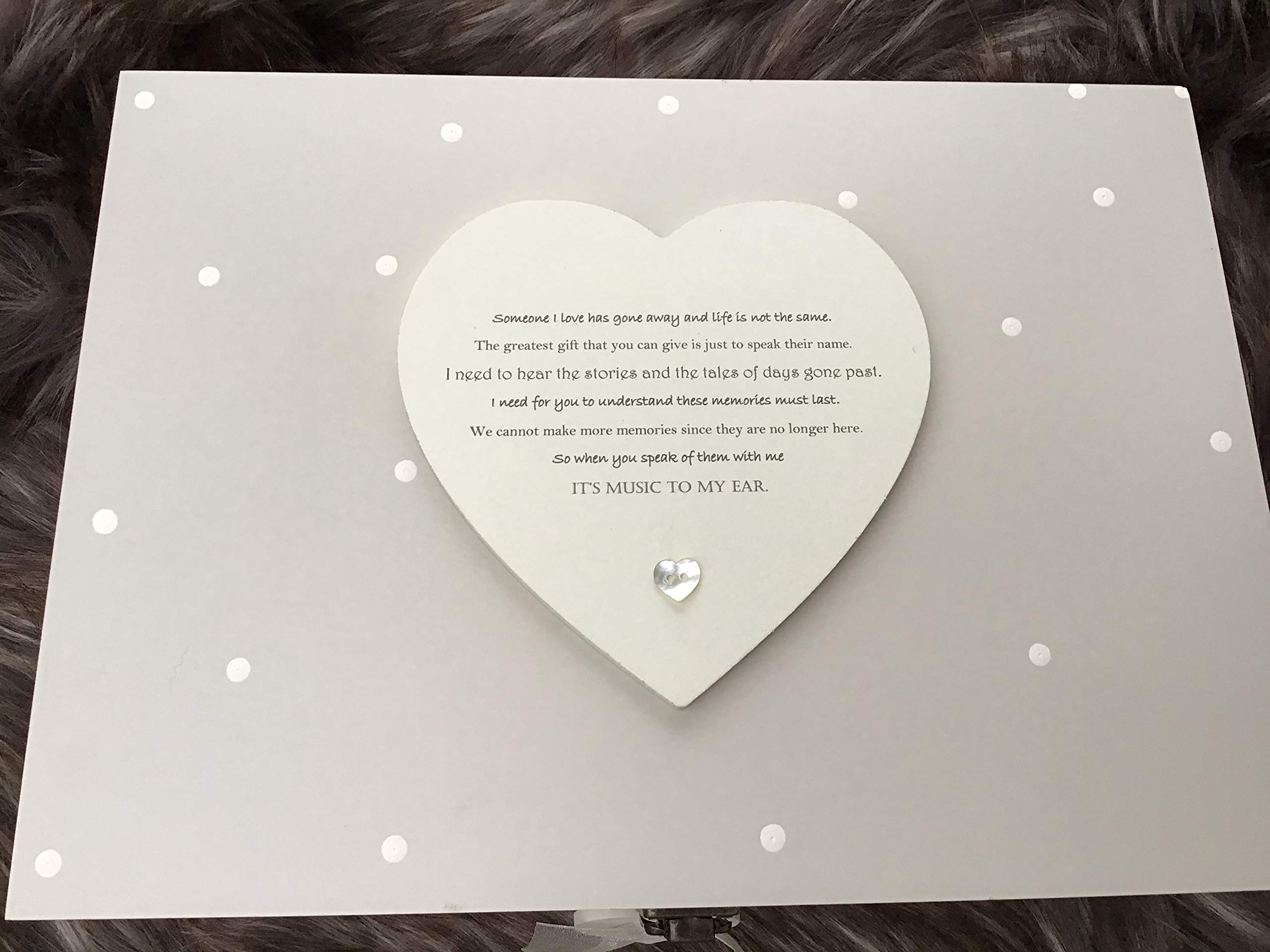 SON Memory Box Lutto - Scatola ricordo personalizzata per la perdita di un bambino, molto grande, figlia o qualsiasi nome o testo.