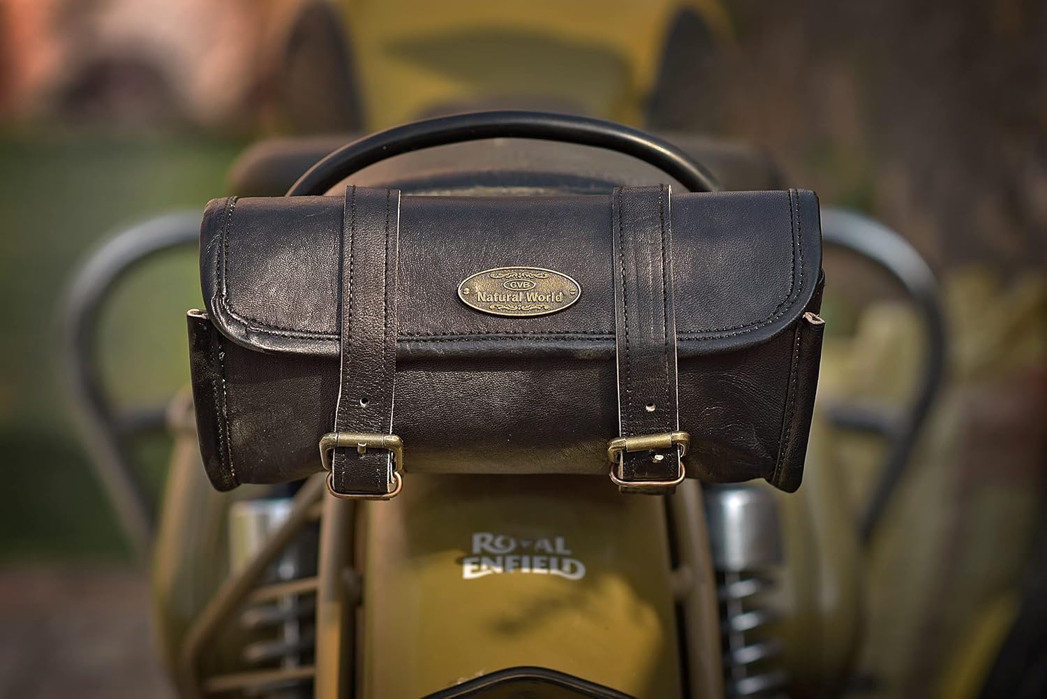 Genuine Vintage Leather Black Bicycle Leather Bag Bike Saddle Pouch Handlebar seat Rear Tool kit Pannier Vintage Retro Gift for Men and Women