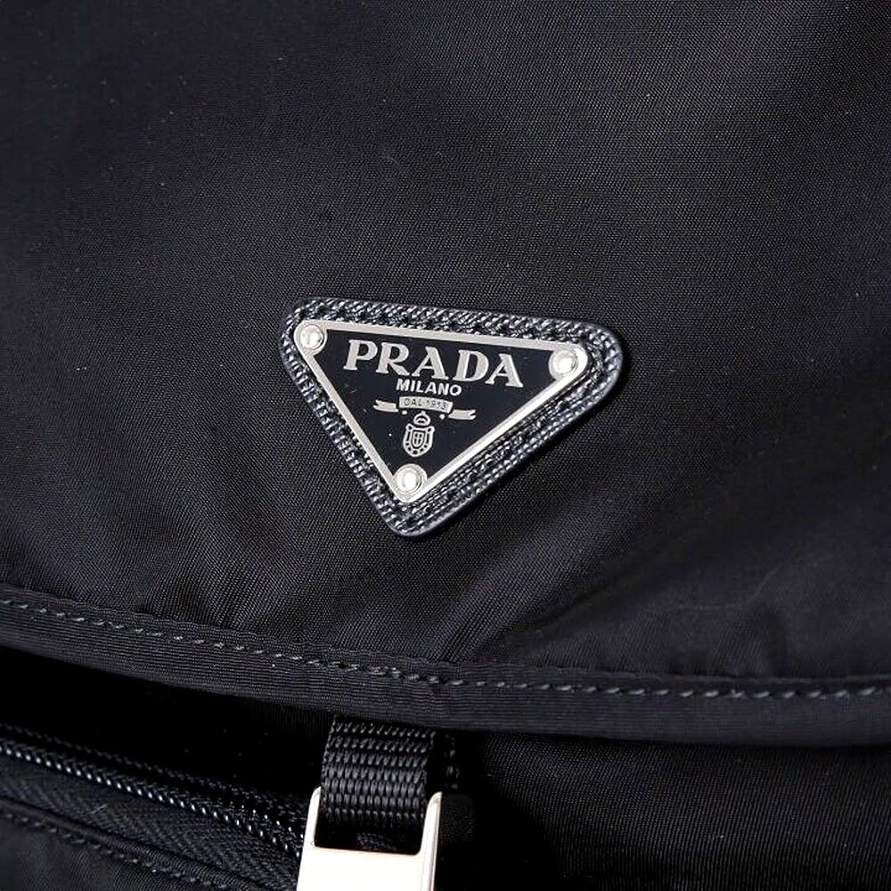 バッグ PRADA Back packs black tessto nylon Prada Zainetto Unisex Black Tessuto Nylon Backpack Rucksack