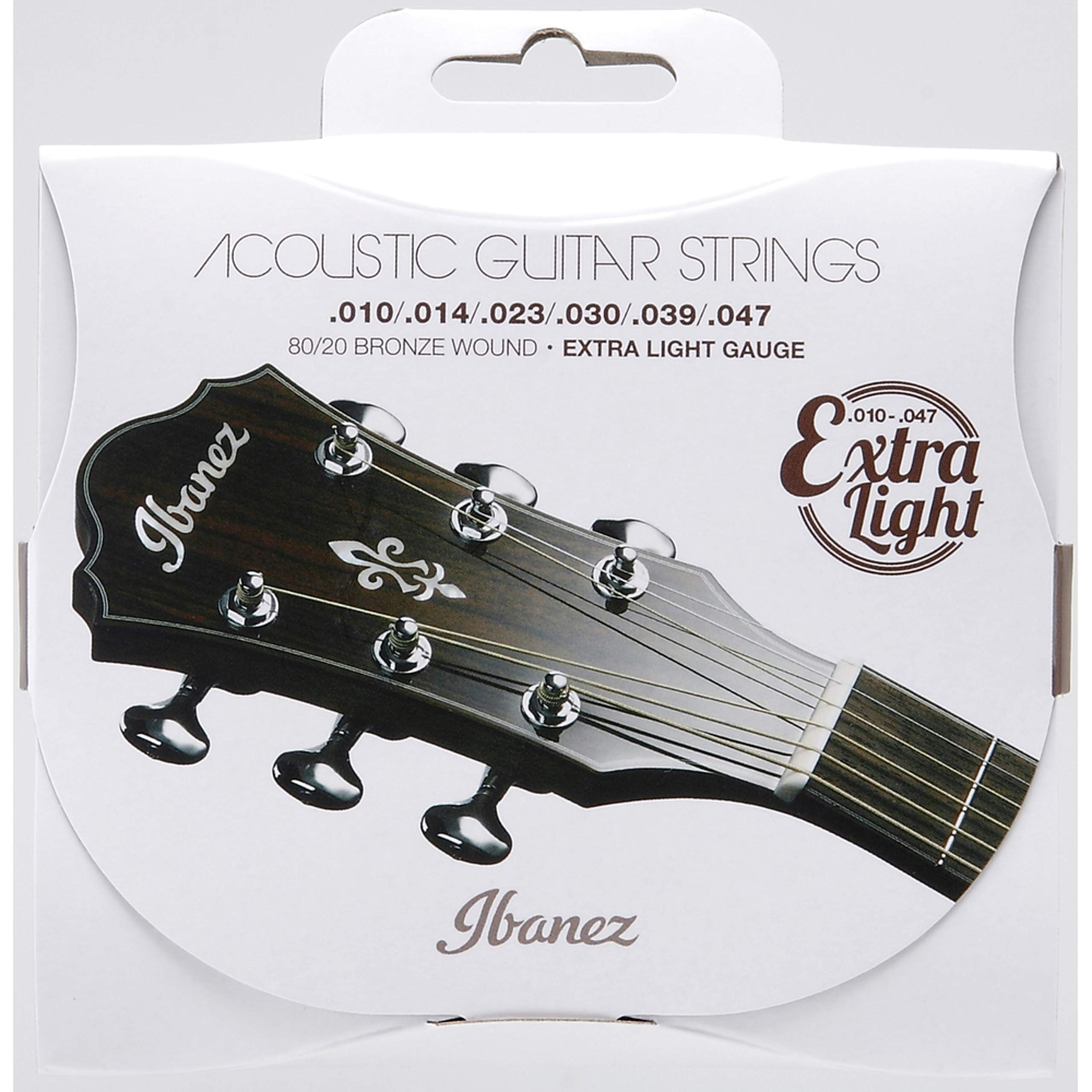 Ibanez Bronze Wound 80/20 Akustik Gitar Telleri - Ekstra Işık Ayarı, IACS61C