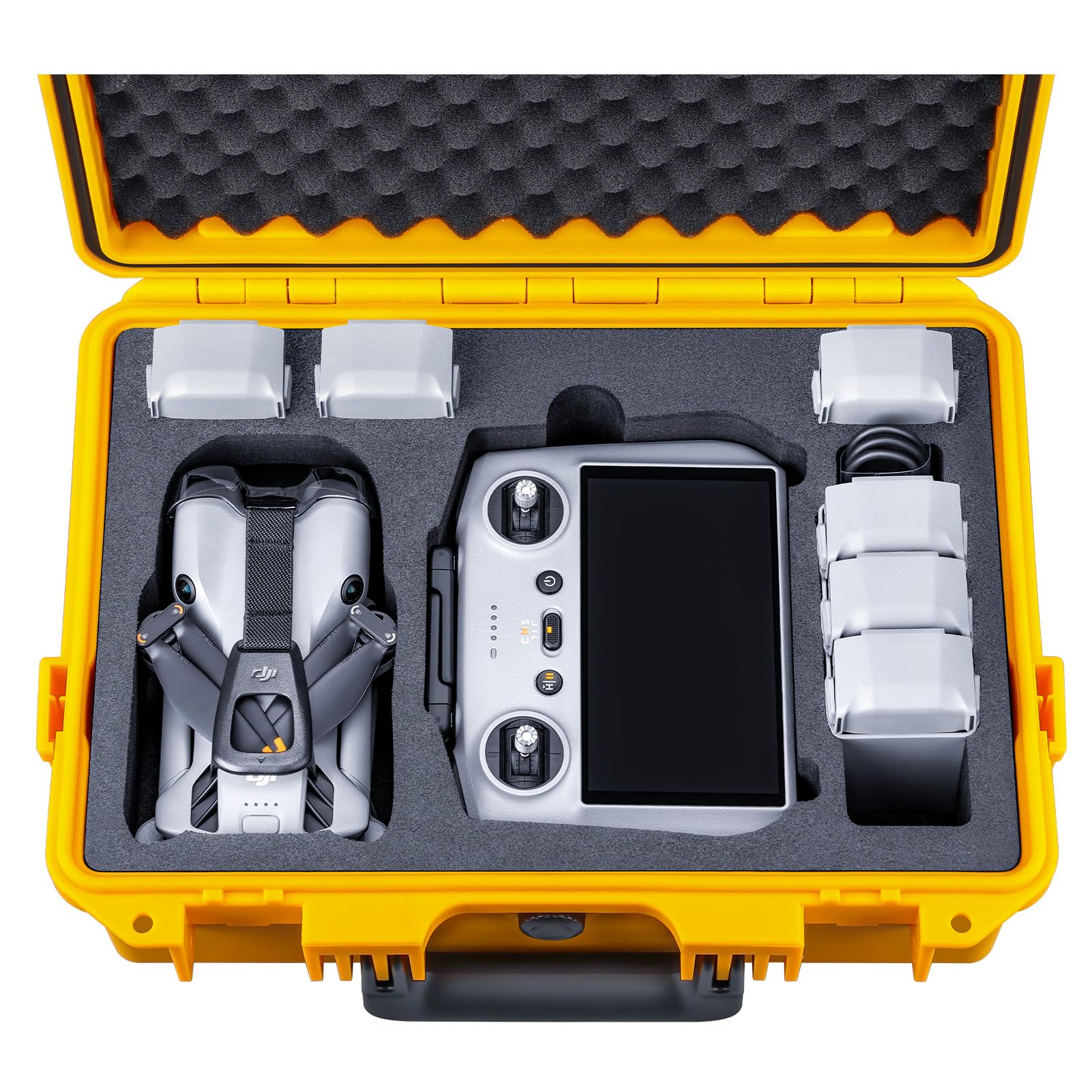 Lykus Titan MM510 Wasserdicht Tasche/Koffer/Case für DJI Mini 5 Pro und RC2/RC-N3,Unterstützt 7 Akkus und RC-Tragegurt[NUR Koffer]
