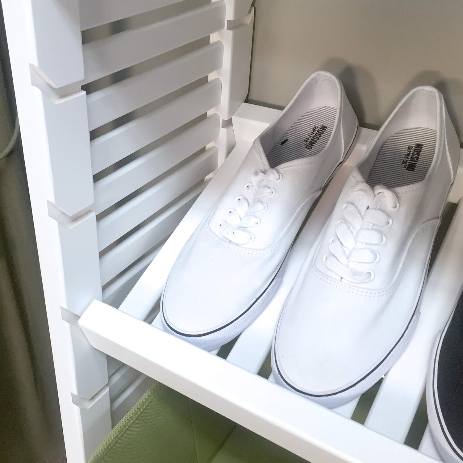 Solid Wood White Reach-In Closet System