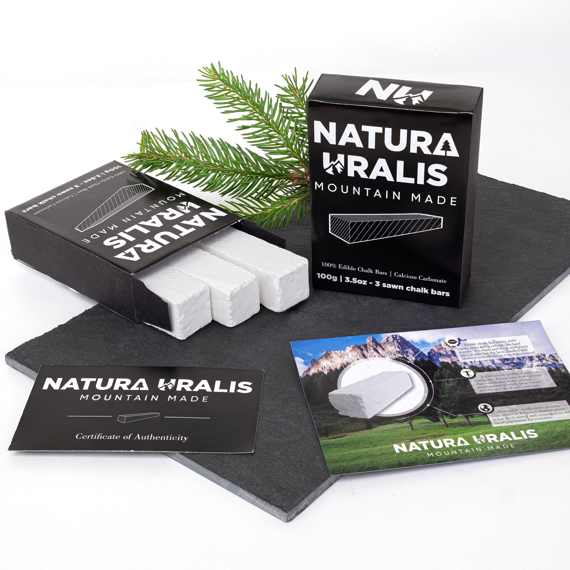 Natura Uralis Premium Belgorod Sawn Chalk, White - Image 3