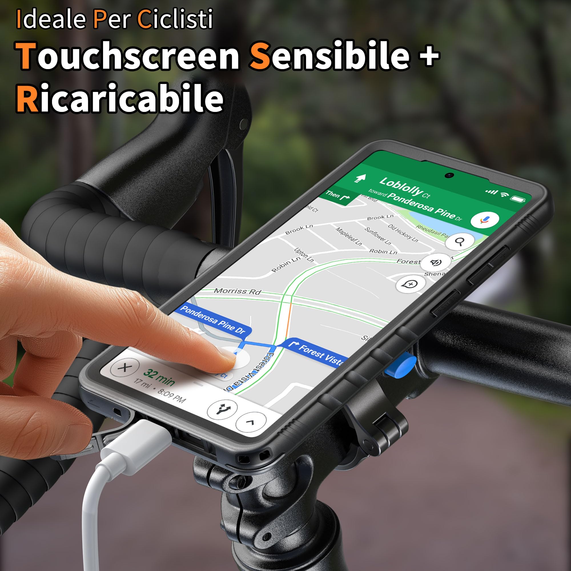 Cozycase Impermeabile Porta Telefono Bici Moto Per Samsung Galaxy S26 Ultra