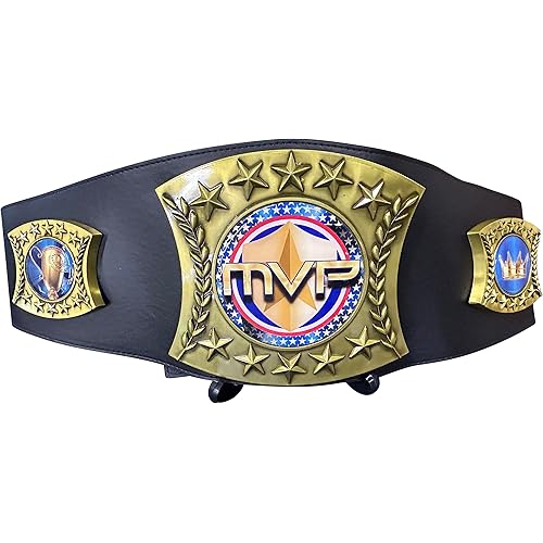 Express Medals 51 Inch Heavy Large Leather MVP Most Valuable Player Champion Trophy Championship Belt Award Gift