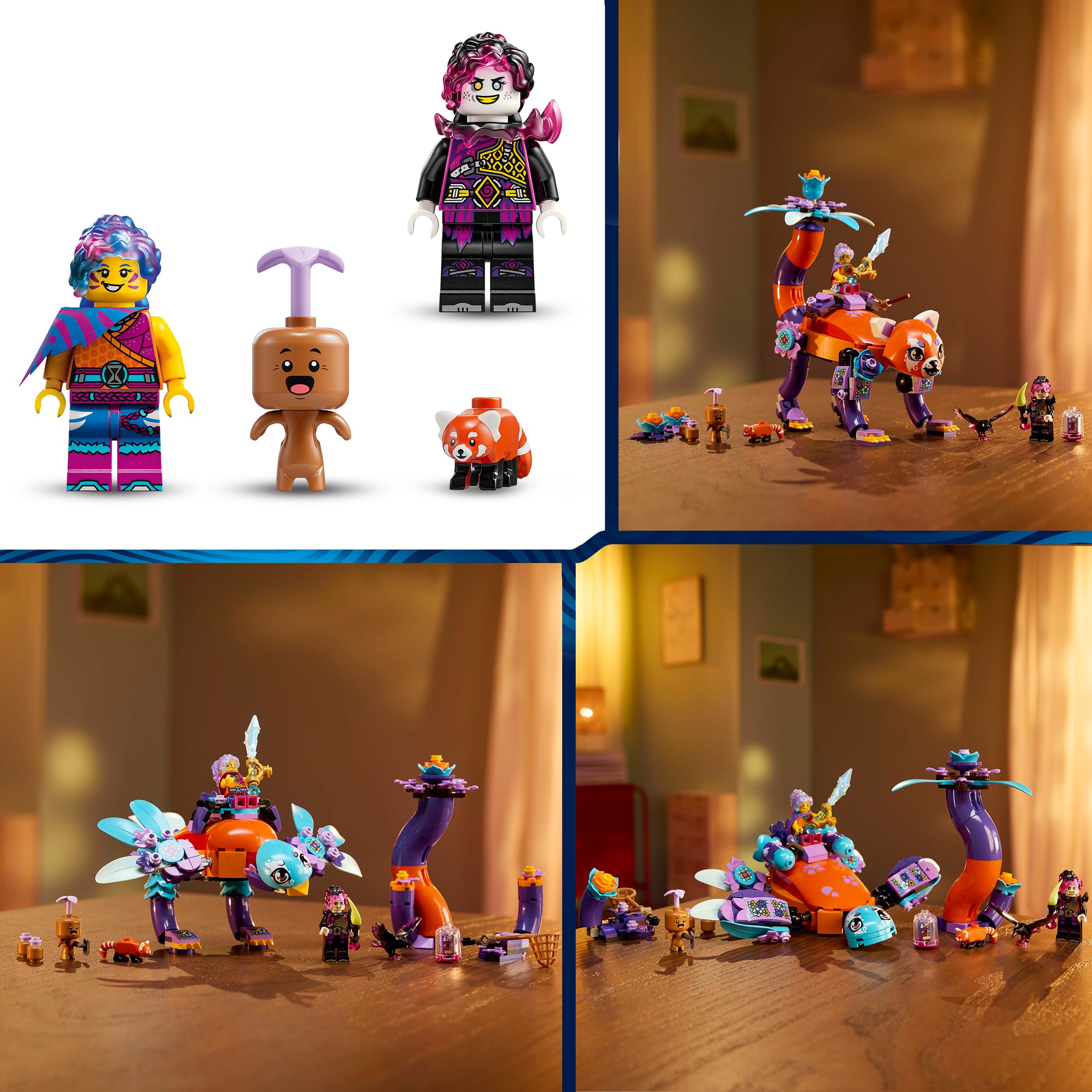 LEGO DREAMZzz 3in1 Izzie's Dream Animals Set, Panda to Turtle to