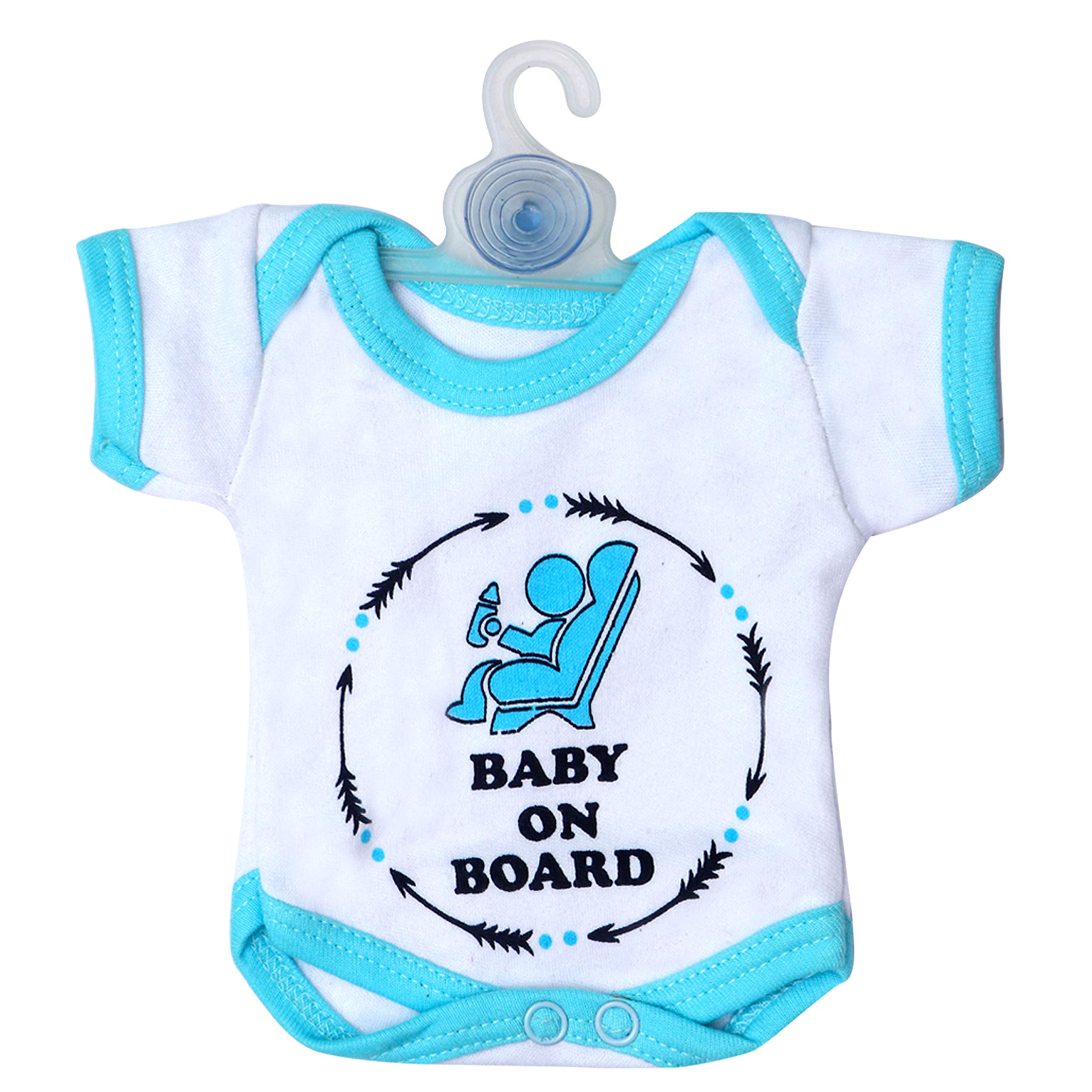 Baby wish Baby on Board Cloth Safety Sign Board with Hanger and Suction Vaccum Cups Removable Durable Washable Safety Warning for Car Vehicles - Image 2 thumbnail