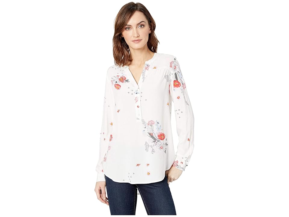 

Joules Rosamund - Pop Over Blouse (Cream Floral) Women's Blouse