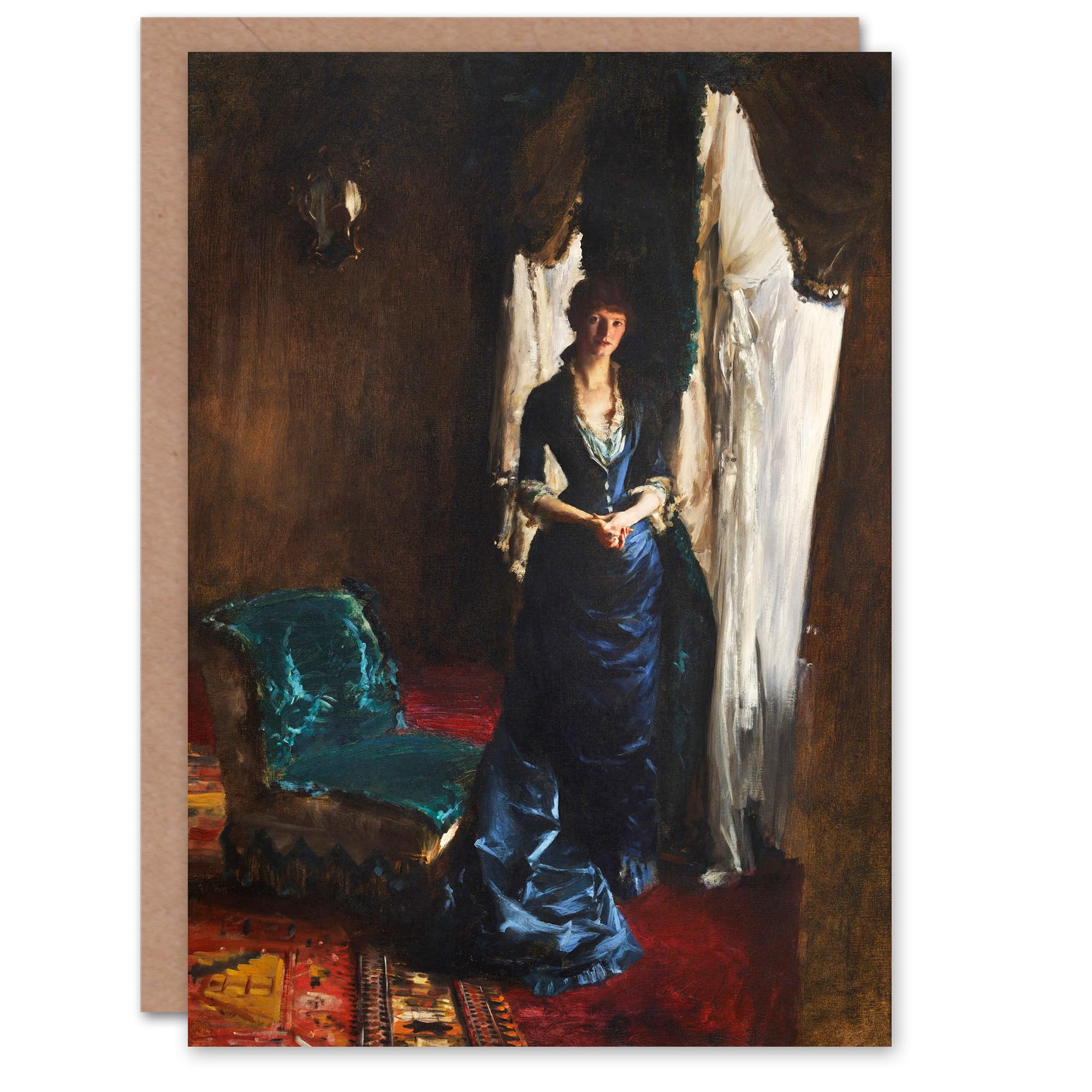 Artery8 John Singer Sargent Art Card Madame Paul Escudier Portrait