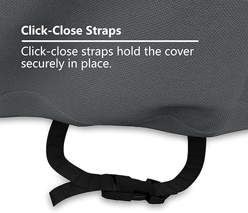 Miniatura 4 de Paquete de 2 fundas giratorias para sillas de descanso para exteriores, (37.5 pulgadas de largo x 39.25 pulgadas de ancho x 38.5 pulgadas de alto)