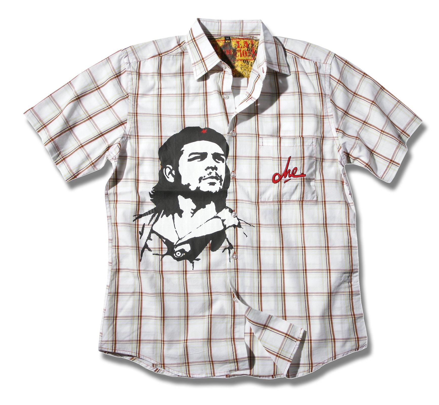 Che Guevara Store Men's Checkered Club Shirt Che Guevara