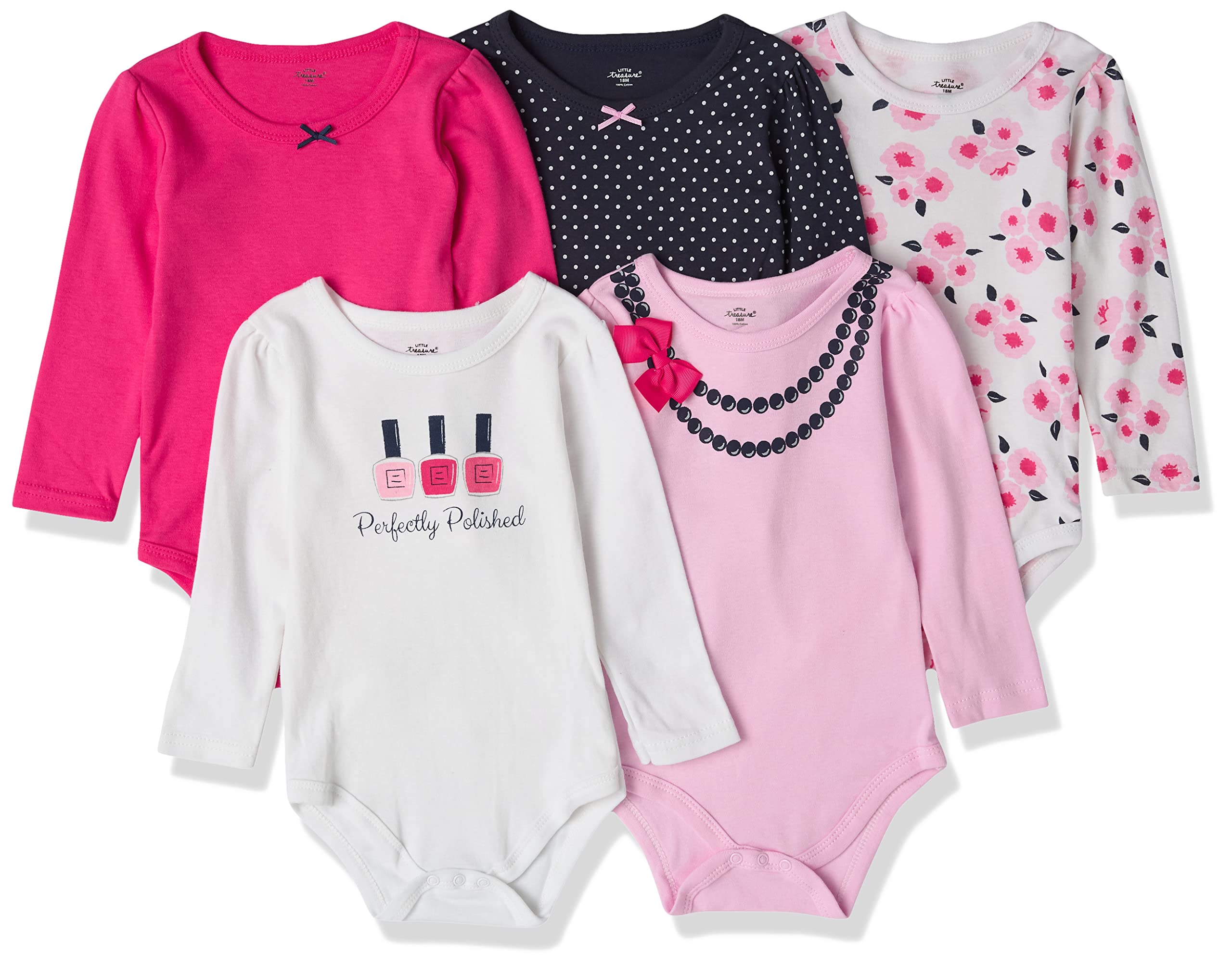 Little TreasureUnisex Baby Cotton Bodysuits