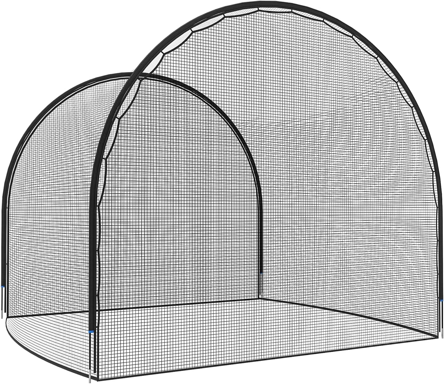 MR 15FT Batting Cage Baseball Softball, Hitting Cage Net