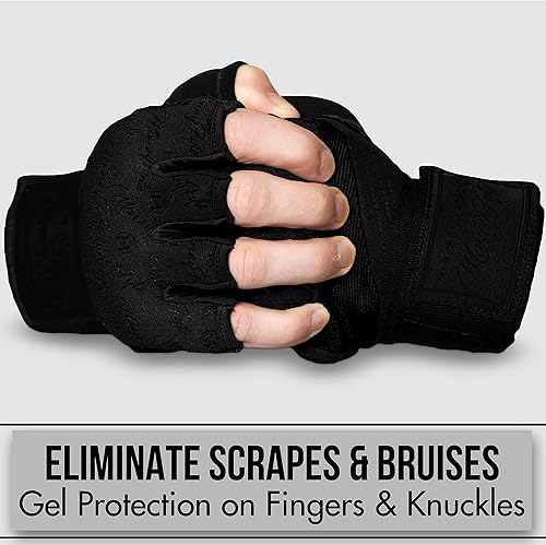 Miniatura 3 de MoneyFyte Envolturas de boxeo de gel rápido debajo de los guantes de boxeo - Kickboxing MMA Muay Thai - Puño nudillos muñequeras guantes interiores