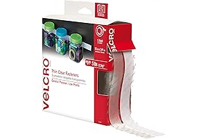 VELCRO Brand VELCRO Brand Thin Clear Tape, Large Roll