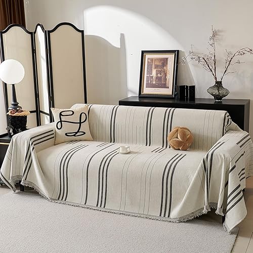 Miniatura 1 de Fundas antideslizantes bohemias para sofá de felpilla de 3 cojines, protector de sofá para perros y mascotas, lavable, antideslizante, funda de sofá