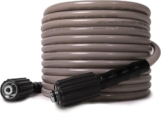 WASPPER 3200 PSI 25FT x 1 4 Inch Pressure Washer Hose ~ Kink Resistant Replaceme - Compare price