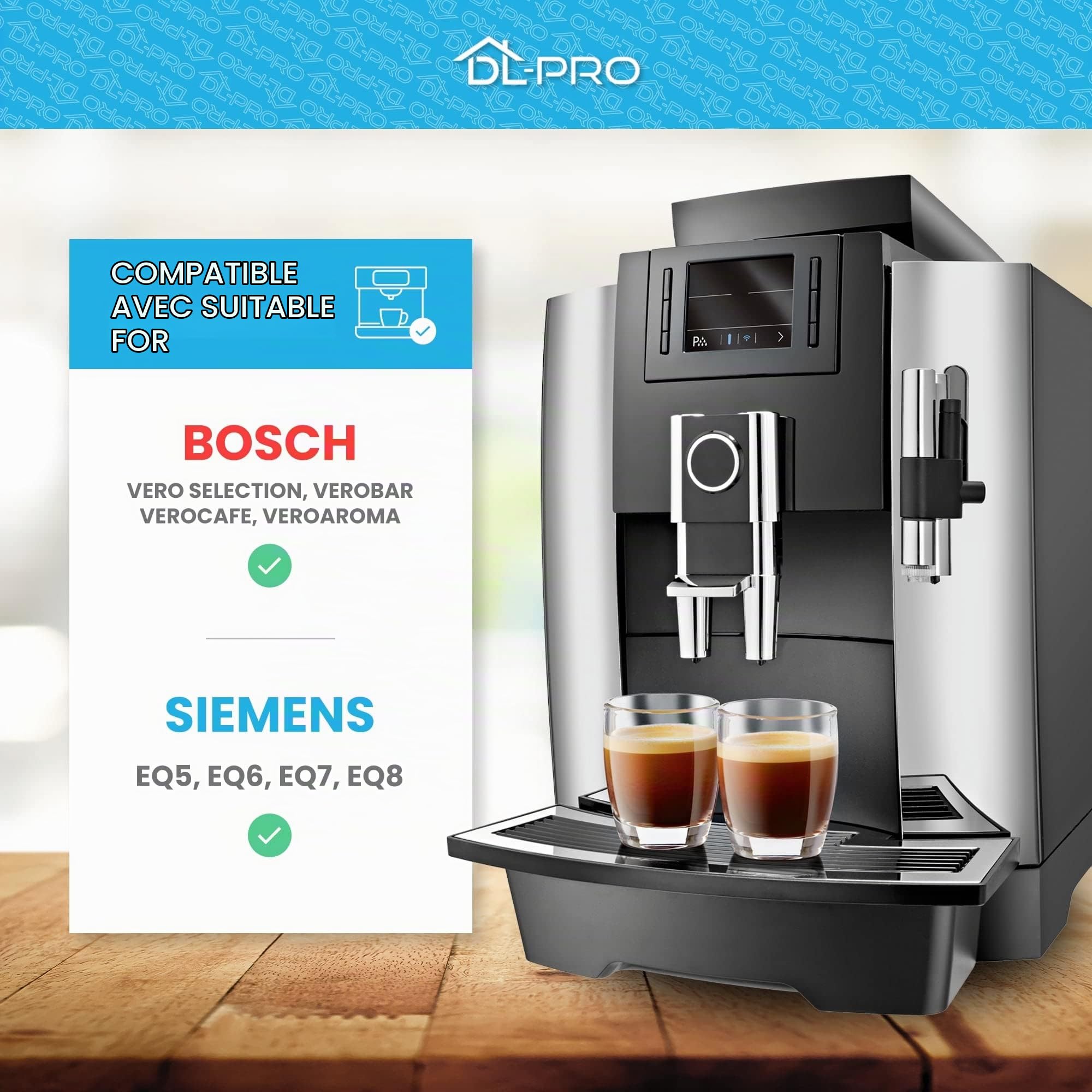 DL-pro Ensemble de brassage pour machine à café Siemens Bosch 11014117 11009614 EQ5 EQ6 EQ7 EQ8