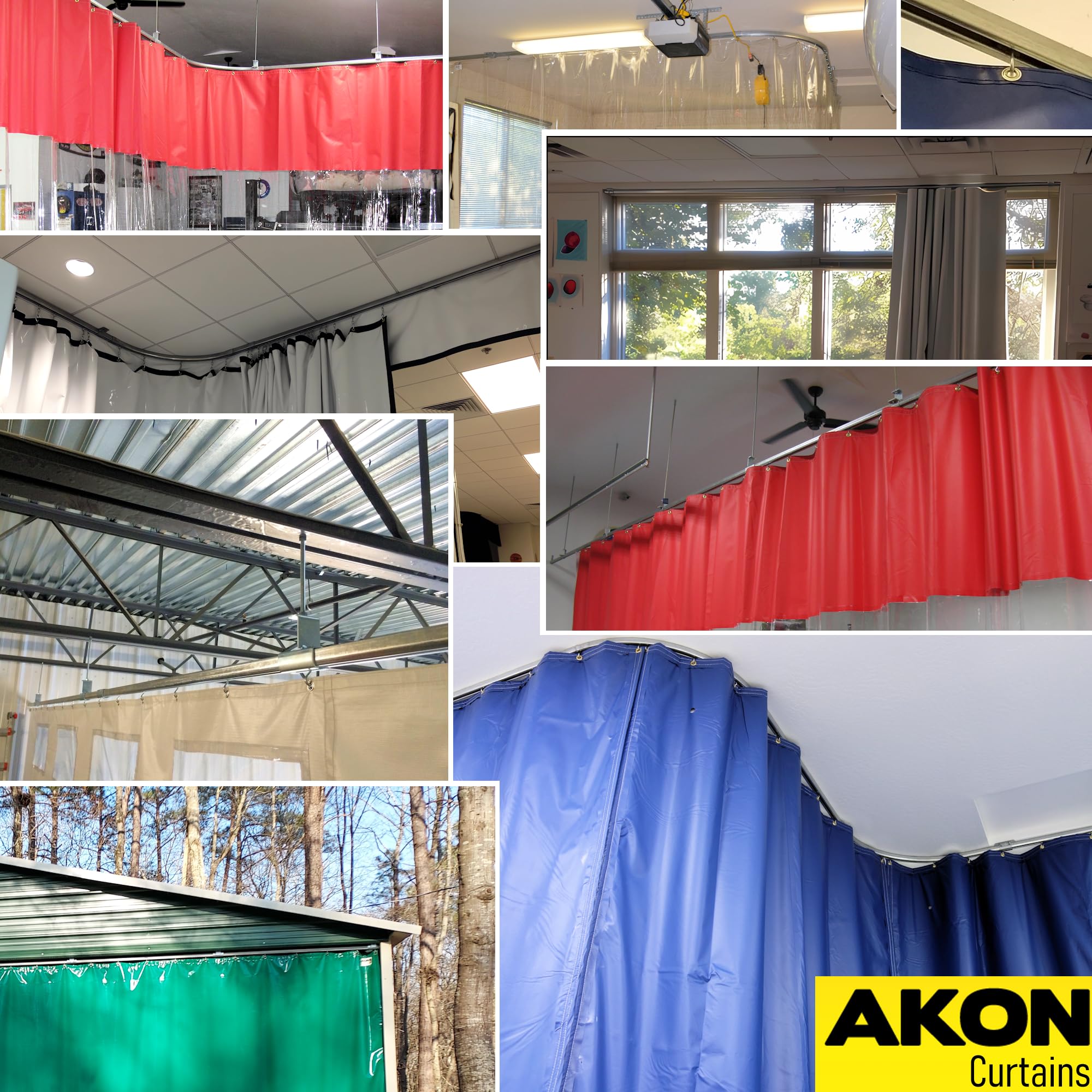 Industrial Ceiling Curtain Industrial Curtain Walls | Steel Guard