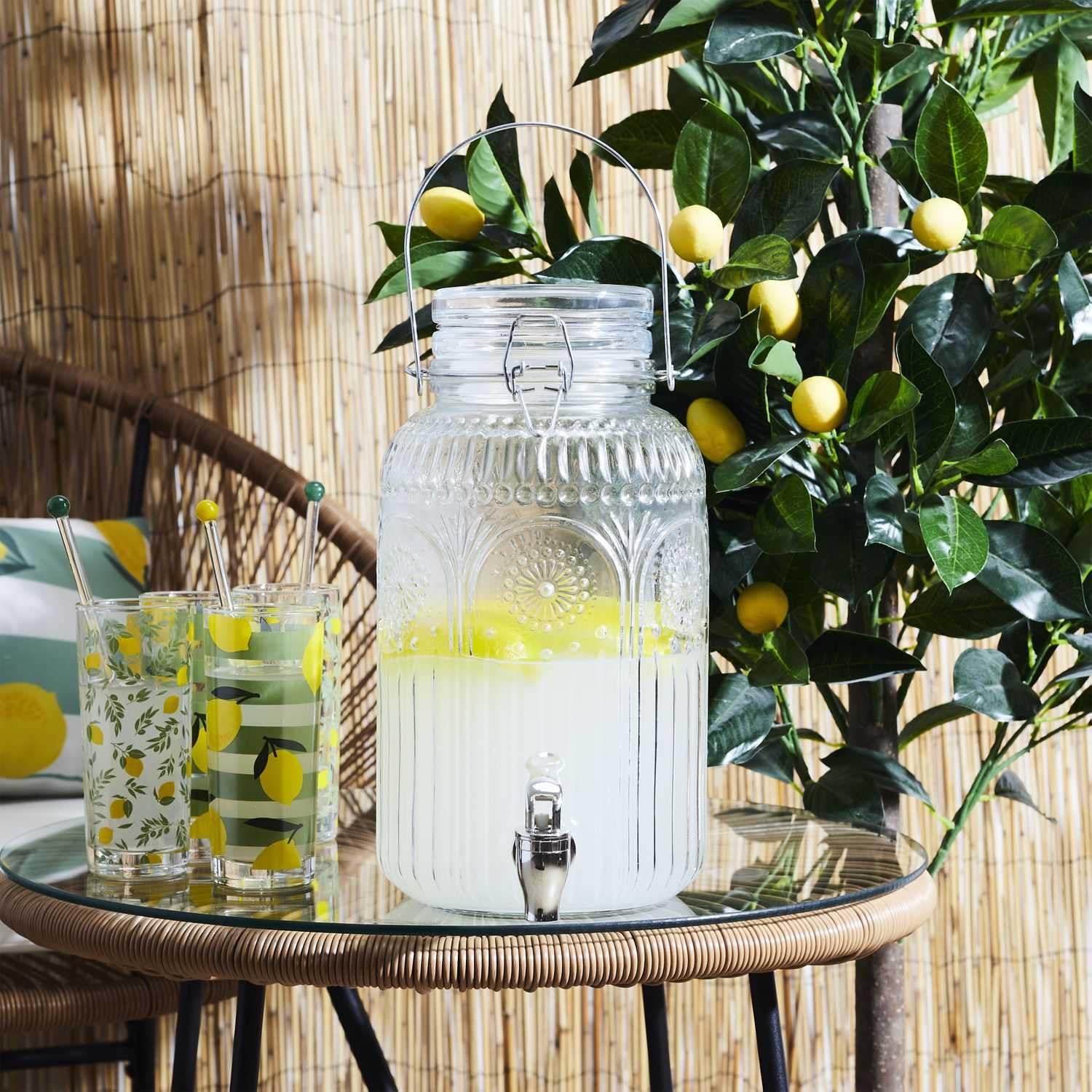 Fontaine en Verre Design Citron 38L Cook Concept KA0168 pour Boissons