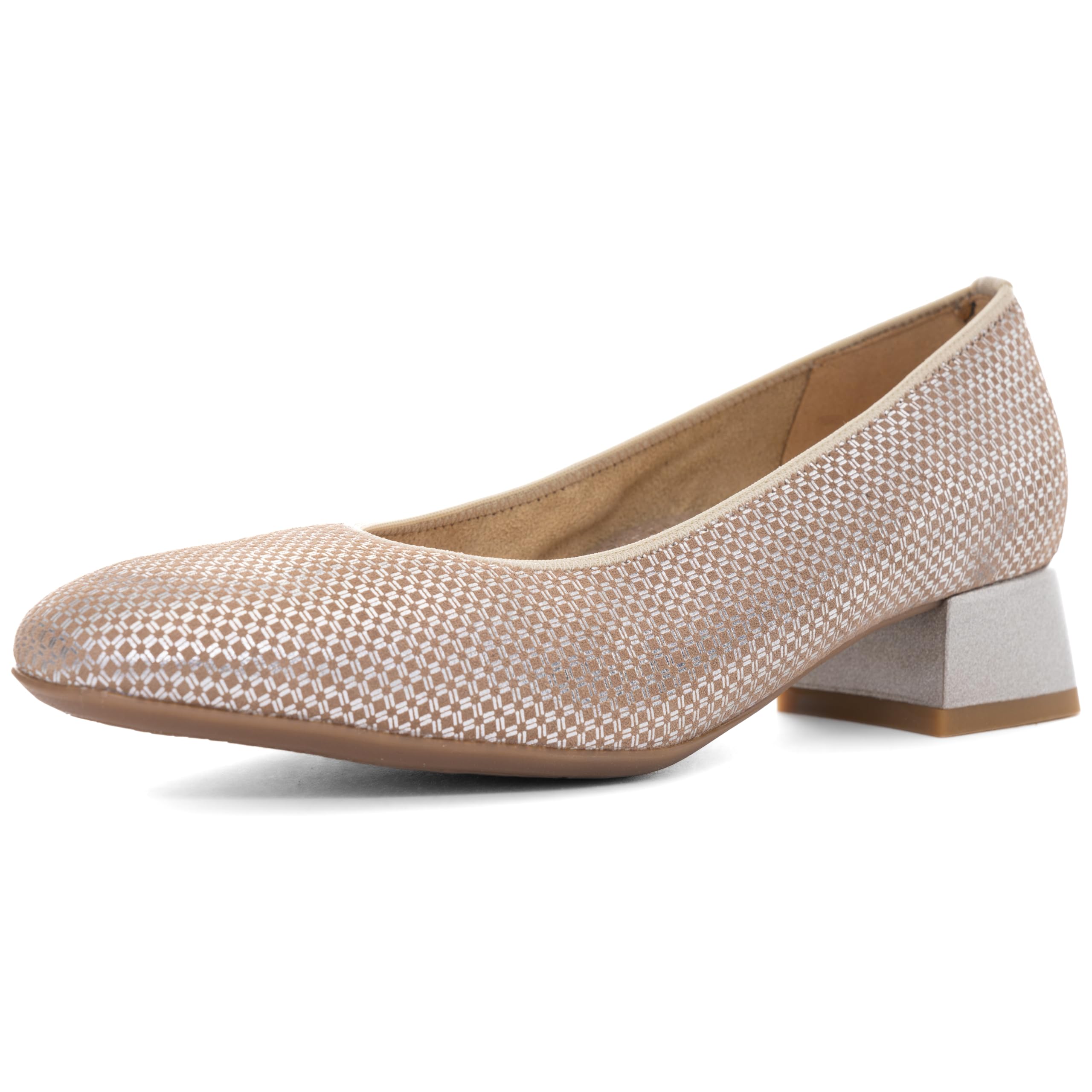 ara Women's Graz Pumps, Cashmere/Silver, EU 42.5 Wide, Cashmere Silver, 9.5 UK