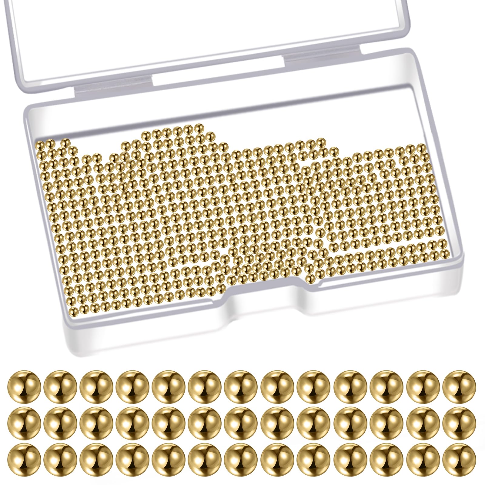 16 pcs 1/2” Precision Solid Brass Bearing Balls, Brass Balls -7 16 pcs 1/2” Precision Solid Brass Bearing Balls, Brass Balls -7