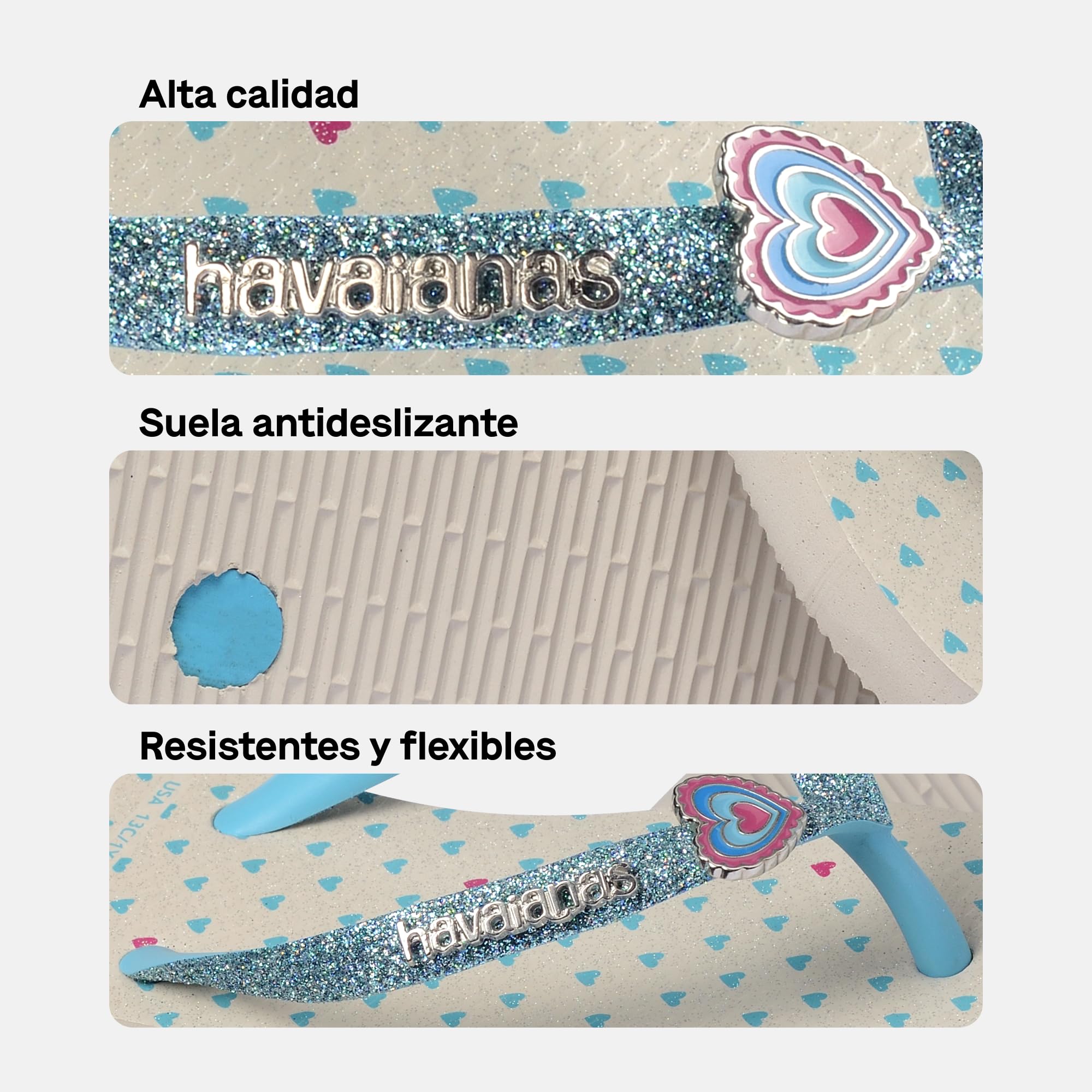 Havaianas Kids Slim Glitter II Niñas Chanclas