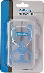 KaBaby Kit Manicure Com Estojo Azul
