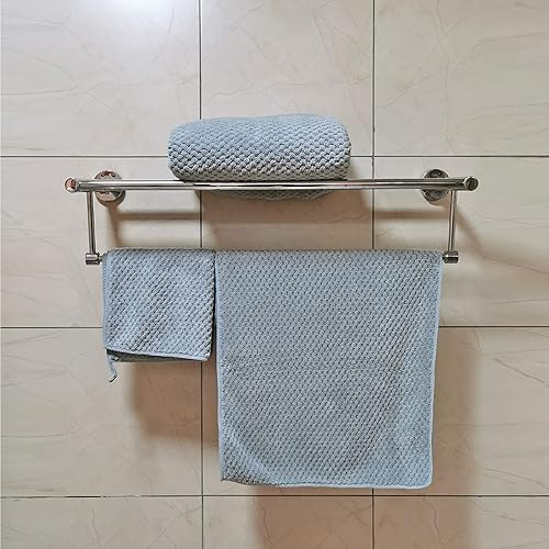 Miniatura 7 de YTYC Juego de 6 toallas de baño extragrandes de 29 x 59 pulgadas, de secado rápido, de microfibra súper suave, para baño, 80% poliéster (gris, 6