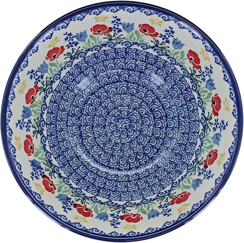 Miniatura 62 de Cereal/sopa de flor azul de cerámica polaca rosa azul