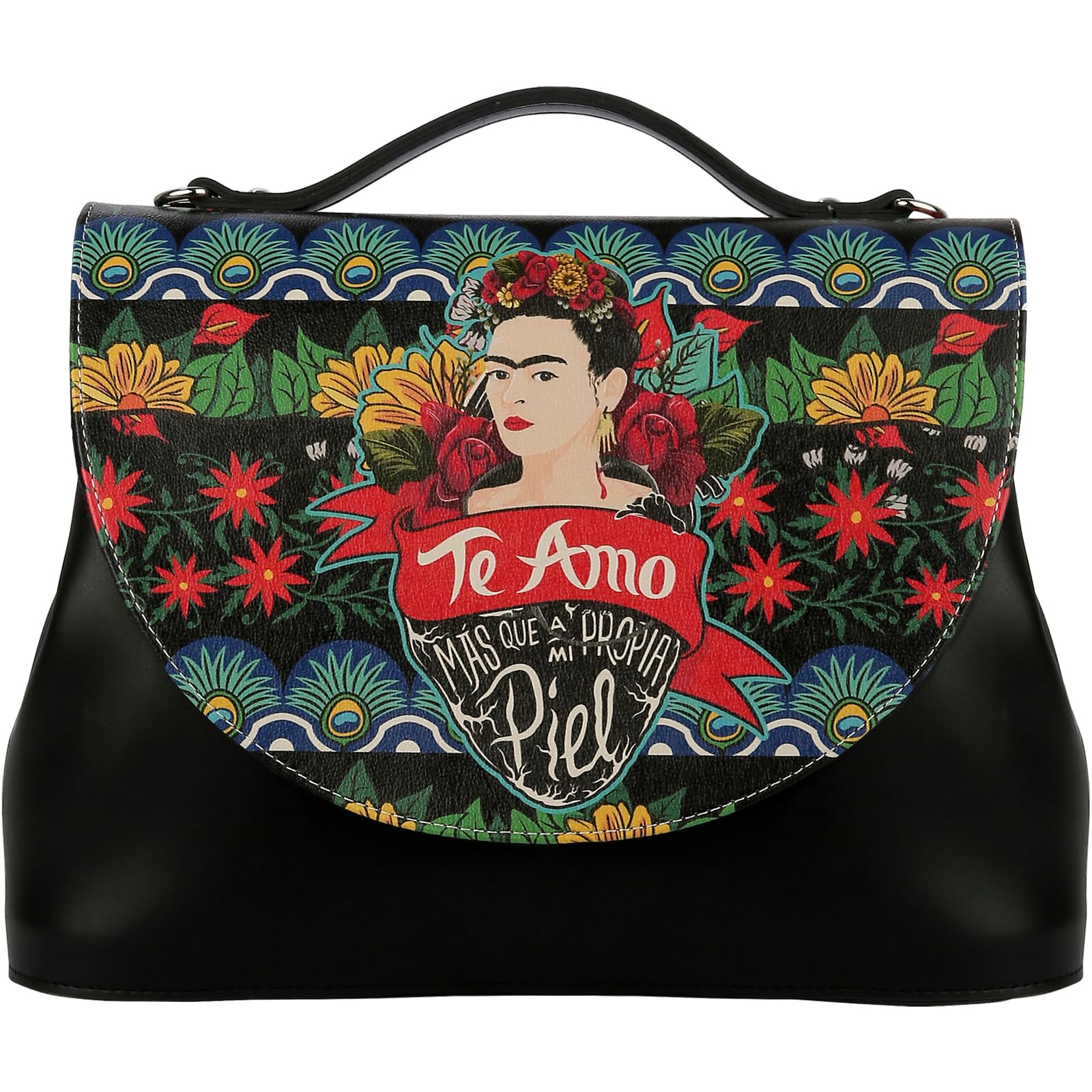 DOGO Vegan Leather Handbags for Women - Unique Design and Handmade Top-Handle Handbags Te Amo Design