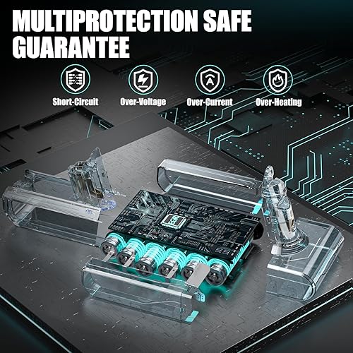 Miniatura 5 de EGR Repuesto de batería premium de 6200 mAh V6 compatible con Dyson V6 Animal V6 Absolute V6 Motorhead V6 Fluffy SV03 SV04 SV05 SV06 SV07 SV09 DC58