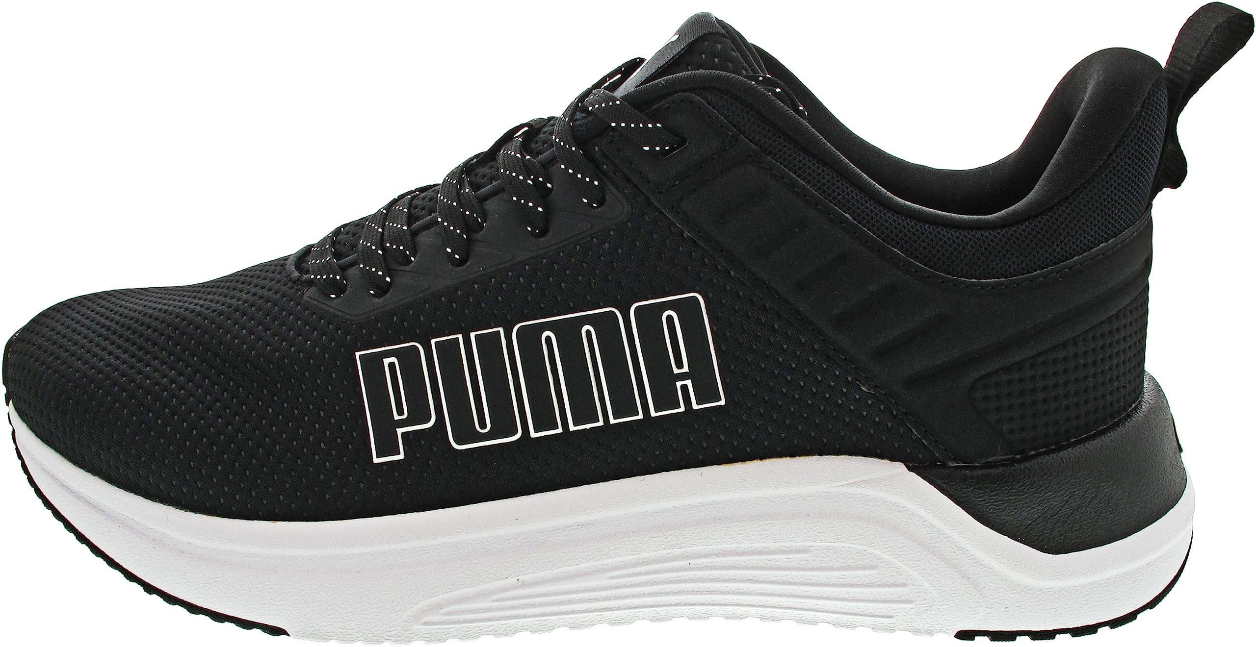 PUMA Softride Astro T, Zapatillas para Correr de Carretera Unisex Adulto, Negro Blanco, 41 EU