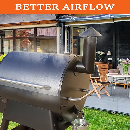 Miniatura 2 de Pila de humo para parrilla, repuesto para Pit Boss/Traeger/Camp Chef y otras parrillas de pellets Chimenea