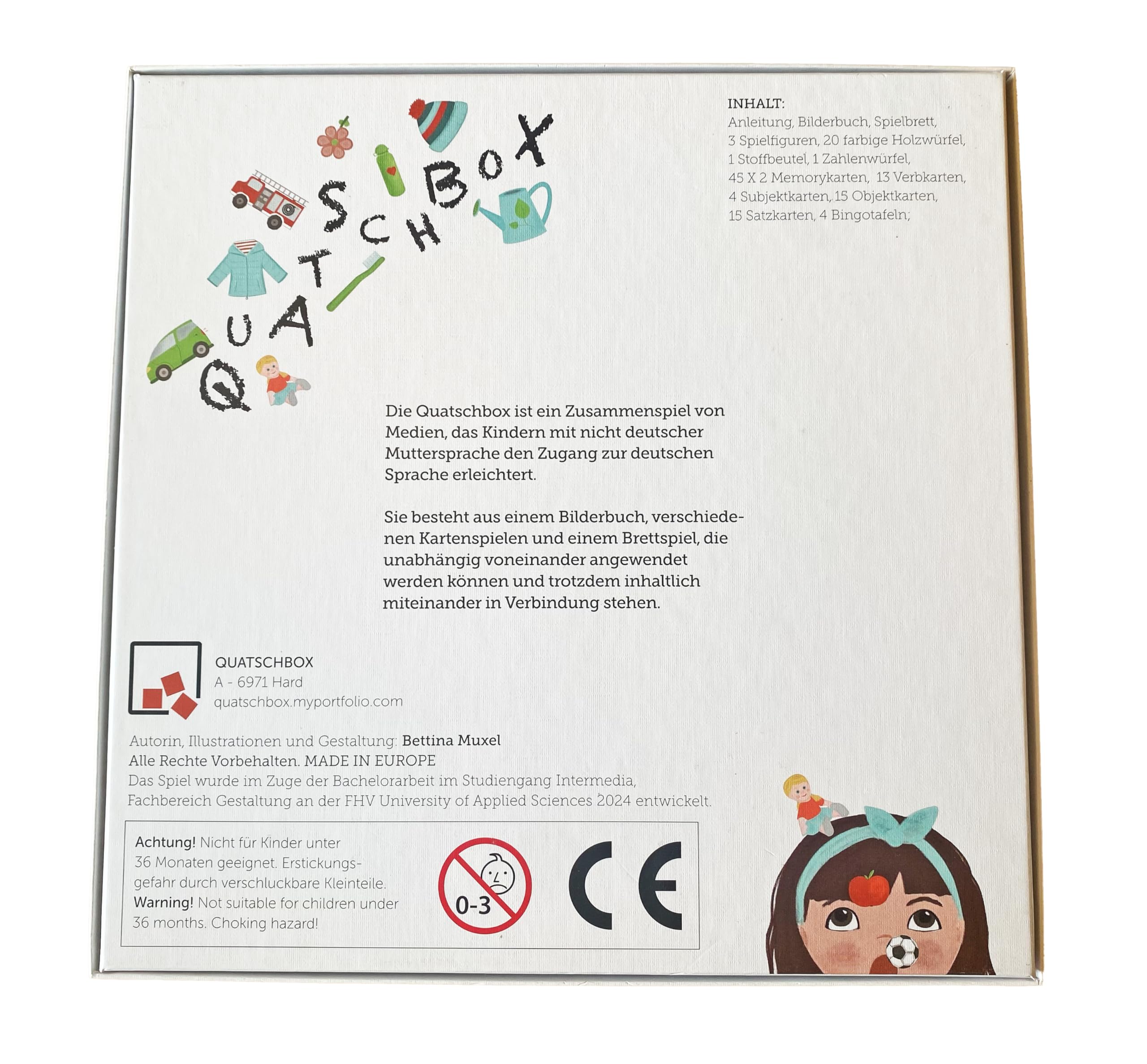 Quatschbox - DaZ: umfangreiches Sprachfördermaterial | Bilderbuch + Lernspiele für Kinder mit Deutsch als Zweitsprache | spielerisches Deutschlernen im Kindergarten und zu Hause