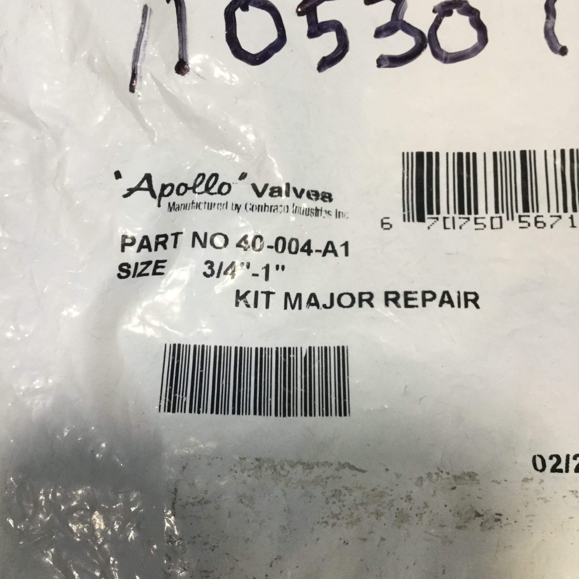 Apollo 40004A1 Major Repair Kit 3/4