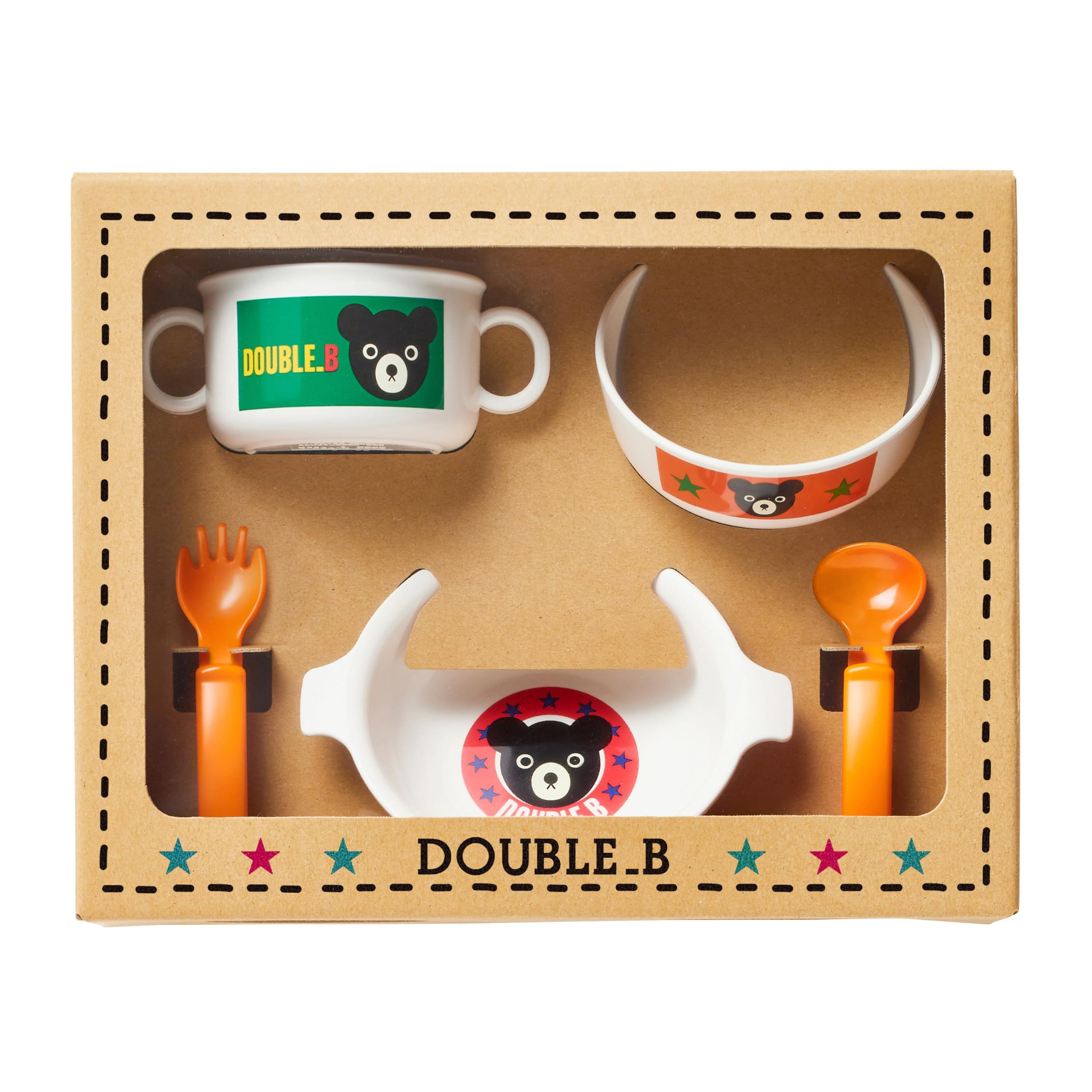 Amazon.co.jp: [ミキハウス] ミキハウスダブルビー テーブルウェア  