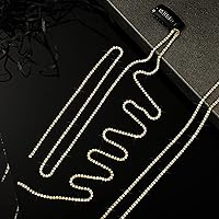 Vista 7 de Chunyin - 6 piezas de cadenas de cabello con strass para mujer, joyería de cabello con encanto de perla, accesorios de joyería con cristales, clips