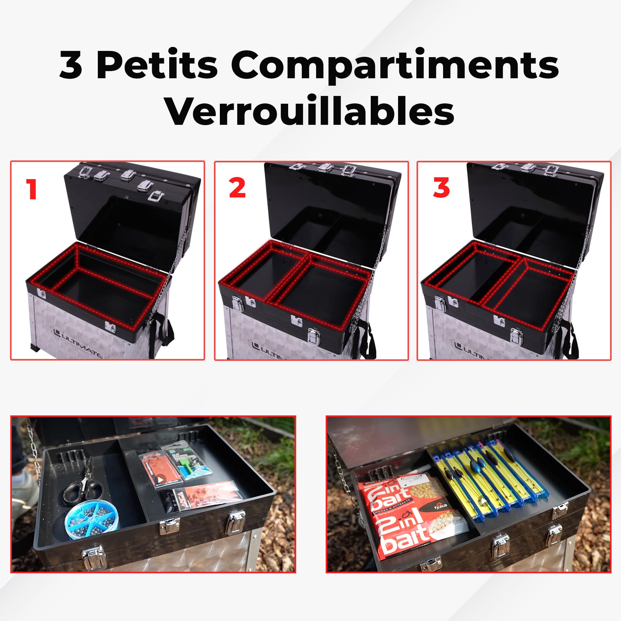 Ultimate Panier/Coffre De Pêche Seatbox - Panier Siège Pêche