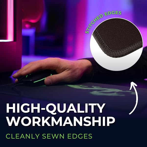 The Silent Monsters XXL mouse mat provides ample space for gaming and productivity.