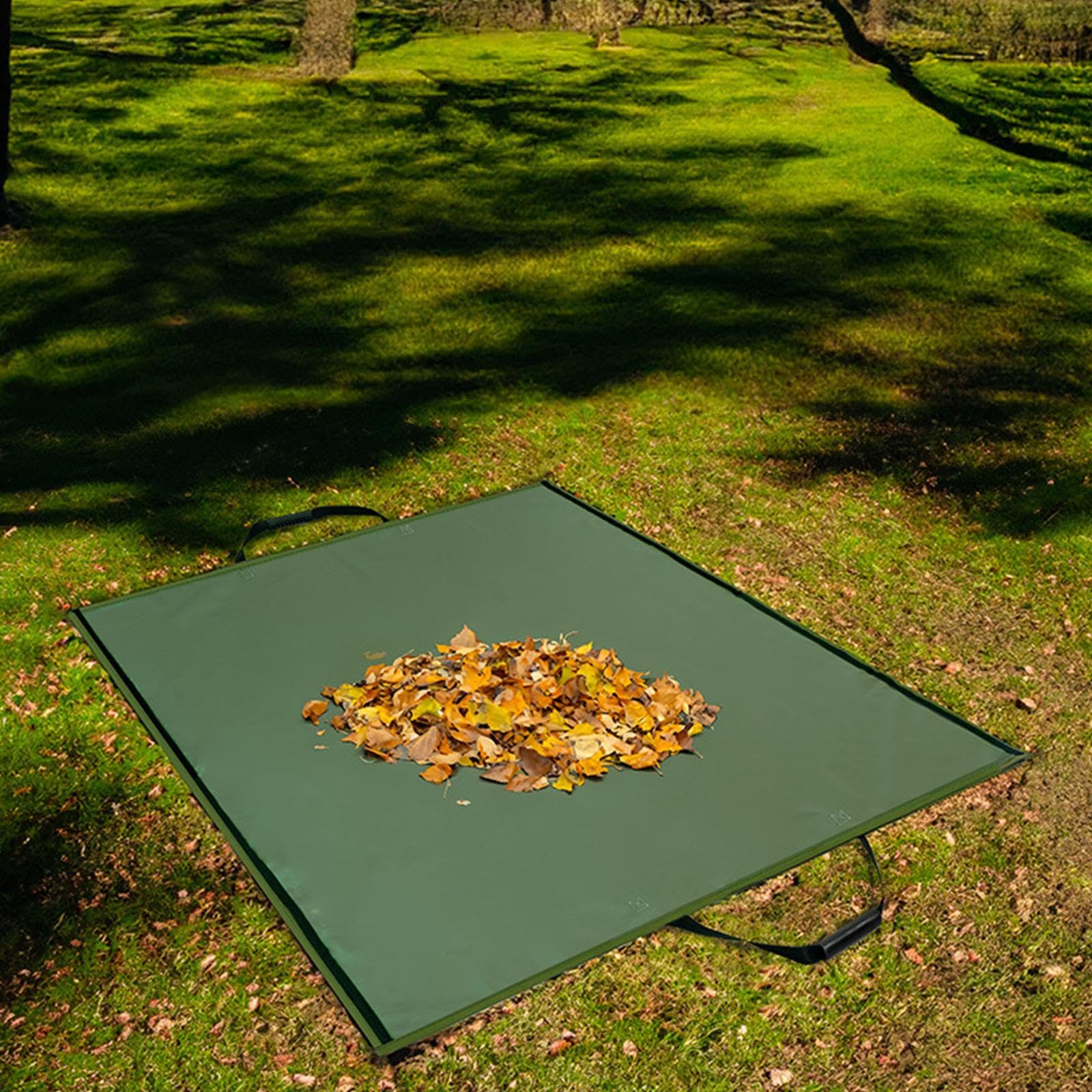 Innovativo cestino per rifiuti da giardino con semplice funzione pieghevole per una pulizia senza sforzo. Robusto sacco per rifiuti da giardino con impugnatura comoda che riduce