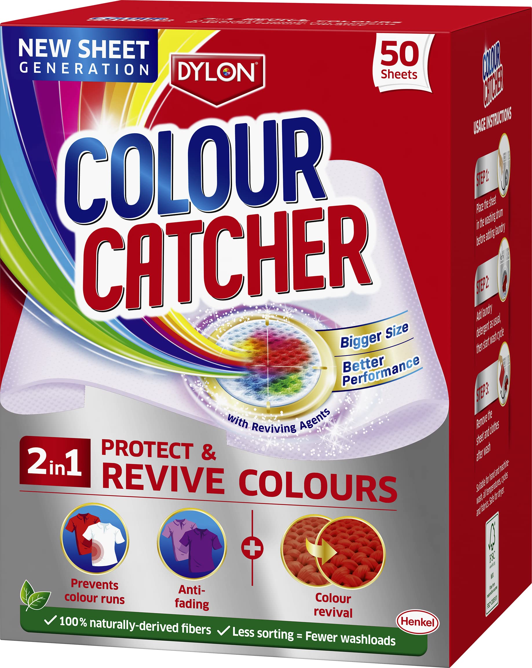 Buy Colour Catcher Premium 2in1 Protect & Revive Laundry Sheets ...