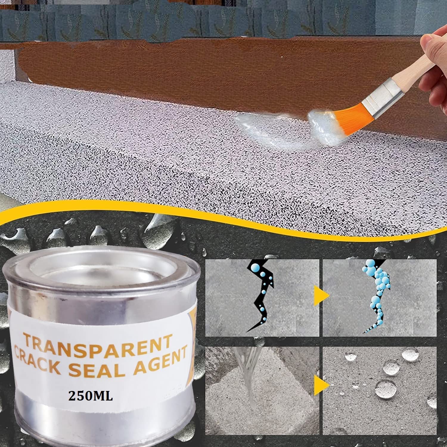 See full amazon price history chart for Mahek 250 ML Crack Seal Agent Transparent Glue Waterproof Tiles Repair Anti Leaking Sealant Mahek 250 ML Crack Seal Agent Transparent Glue Waterproof Tiles Repair Anti Leaking Sealant (B0C2ZNBGGB) Amazon Price History, Amazon Price Tracker