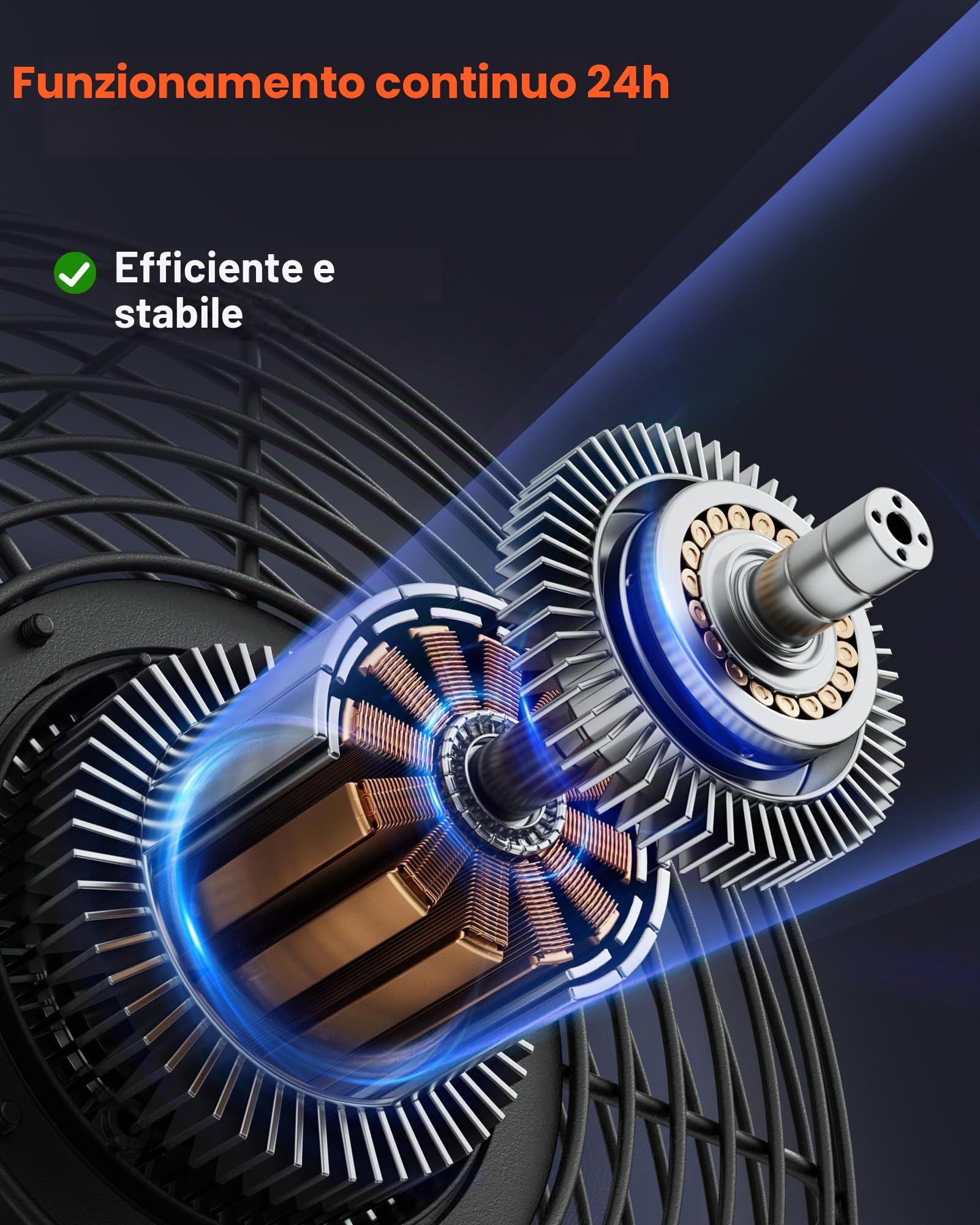 VEVOR Ventilatore Estrattore con Serranda 268 mm 812 CFM Alette Automatiche