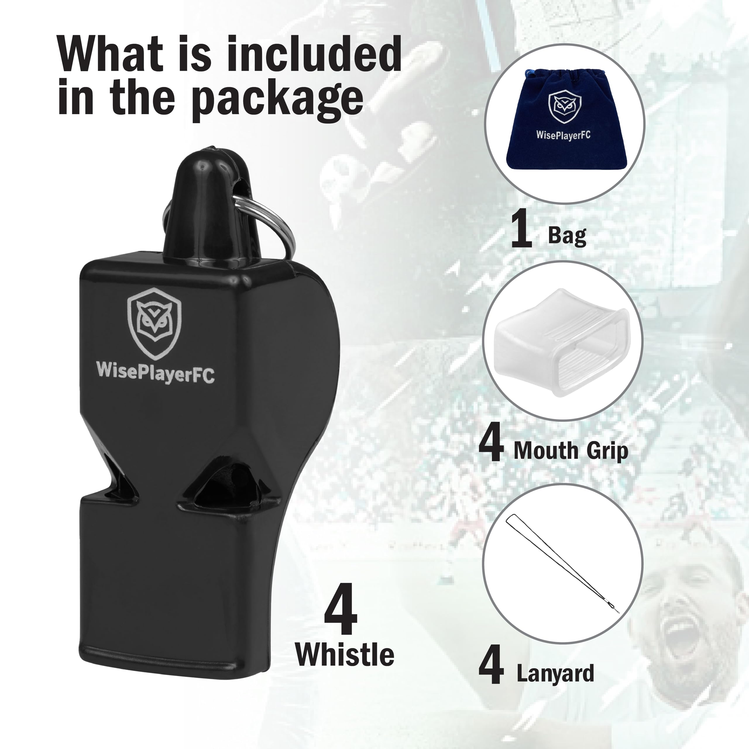 Lot De 4 Sifflets En Acier Inoxydable Pour Arbitres Sportifs - Son Puissant, Cordon Inclus, Idéal Football, Entraînement Chien, Défense