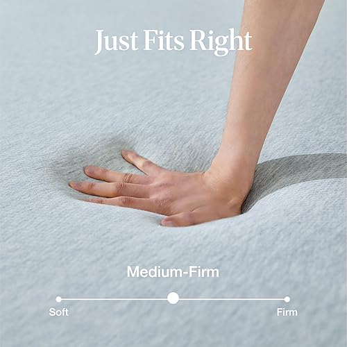 Miniatura 9 de LIFEMENT, Colchón de espuma viscoelástica de gel refrescante con infusión de cobre, firmeza media, sin fibra de vidrio, alivio de presión, espumas y