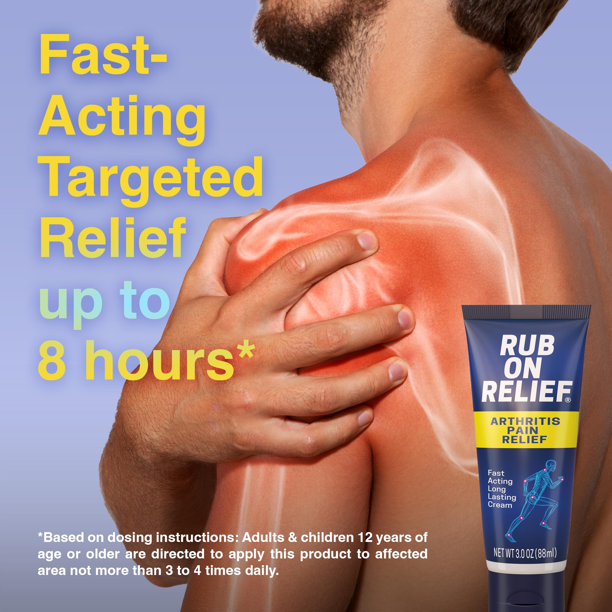Arthritis Pain Relief Cream + Menthol, Camphor, Arnica, & MSM, 3oz (1 Pack) — Amazon image 6