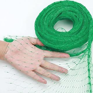 STONEHILL Garden Netting, 4M x 10M (Completely stretched) Pond Netting for Plants Fruits Vegetables Flowers Crops Ponds Against Bird, Animals and Pests. Beef Netting Fabric for Veg Patch, Fine Mesh
