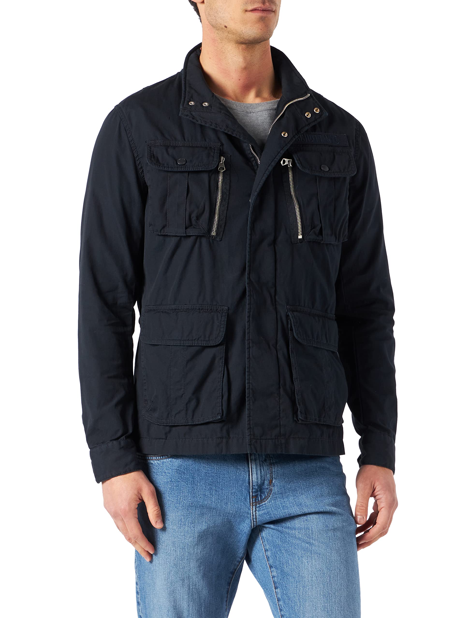 Schott NYC Homme M1941x Jacket, Navy, M EU