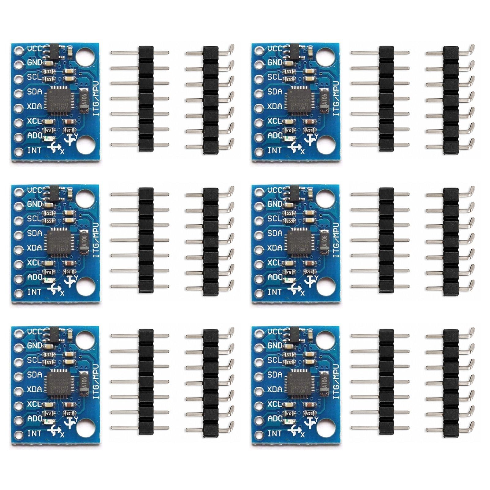 6-Pack GY-521 MPU-6050 6-Axis Accelerometer Gyroscope